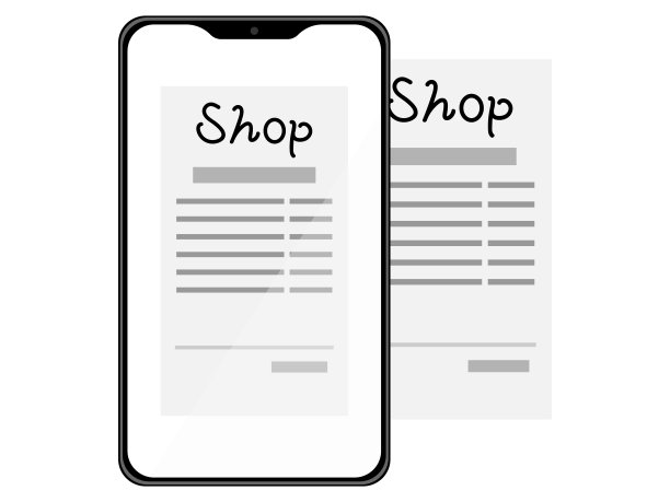 可以拍下收据照片的智能手机图片下载