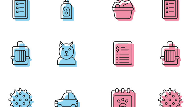 设定线日历梳洗网球宠物浴图片下载