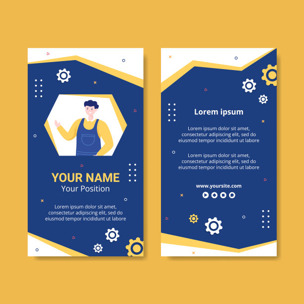 汽车服务卡垂直模板社交媒体图片下载