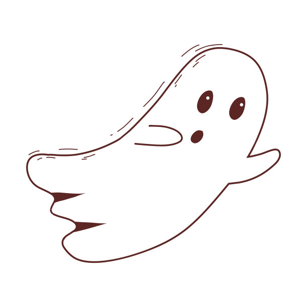 令人毛骨悚然的万圣节鬼。令人毛骨悚然的吵闹鬼。万圣节可怕的幽灵怪物。万圣节元素。不给糖就捣蛋的概念。图片下载