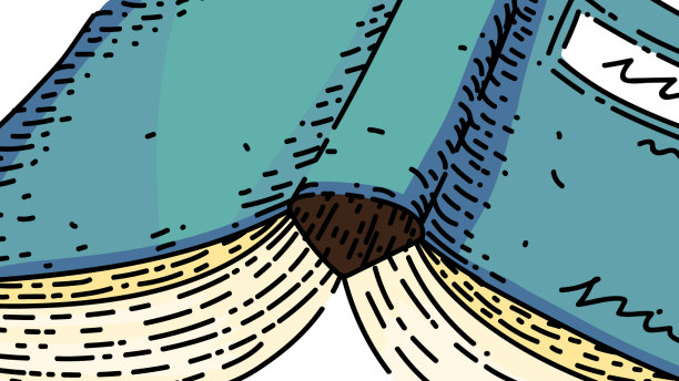 书打开素描手绘图片下载