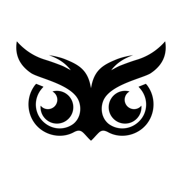 猫头鹰眼睛插图设计矢量图片下载