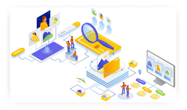 快速图像搜索或智能在线图片库图片下载