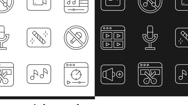 设置在线播放视频静音麦克风播放线图片下载