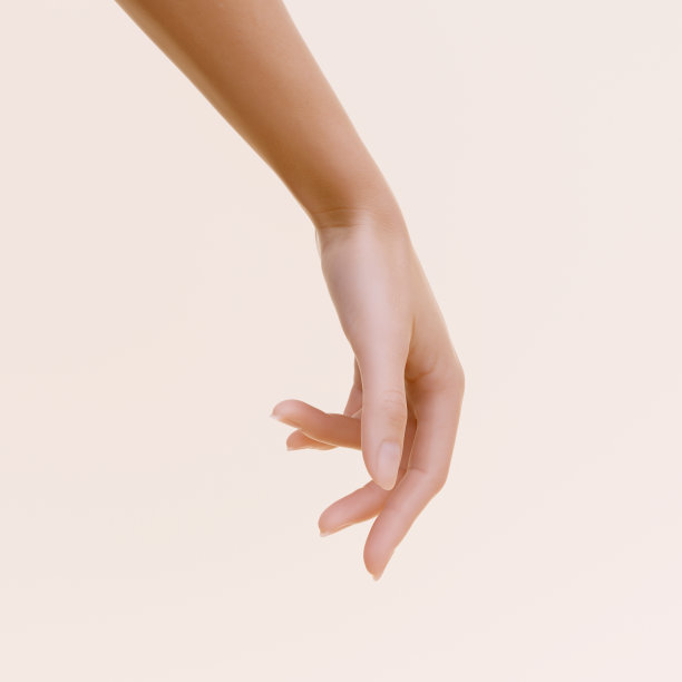 伸出手势女性手3d渲染，食指，图片下载