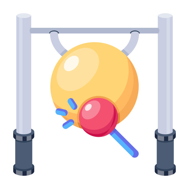 一个可编辑的平锣钟图标图片下载