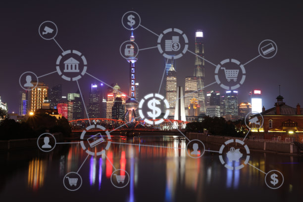 上海金融科技金融科技电子银行互联网网络图片下载