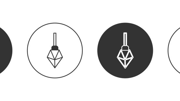 黑色魔法石图标孤立在白色上图片下载