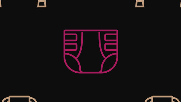 戴上线假颌骨矫正器和成人尿布图片下载