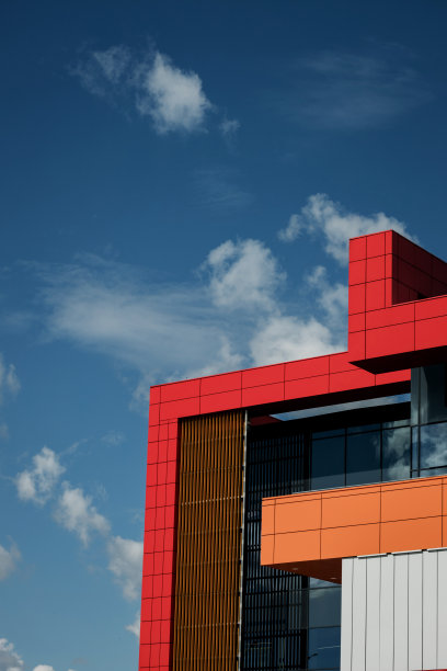 铝制立面，彩色面板图片下载