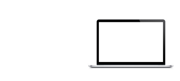 白底黑屏笔记本电脑图片下载