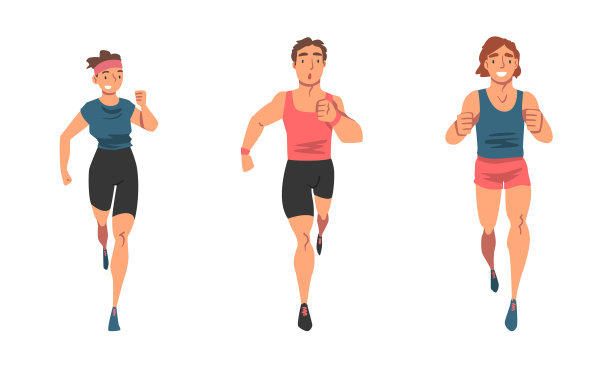 开朗的人性格跑马拉松或长跑图片下载