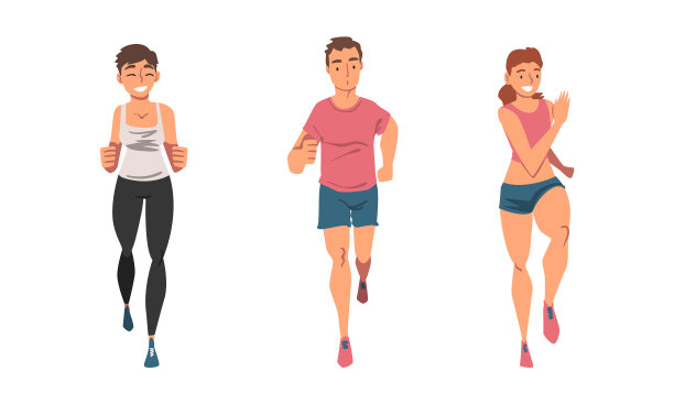 开朗的人性格跑马拉松或长跑图片下载