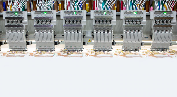 现代电脑可编程绣花机图片下载