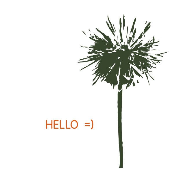 植物剪影。号你好。天然药物或植物的设计元素，t恤或织物的图案。向量图片下载