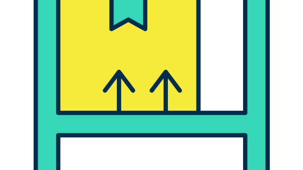 填充轮廓仓库内部与盒子图片下载