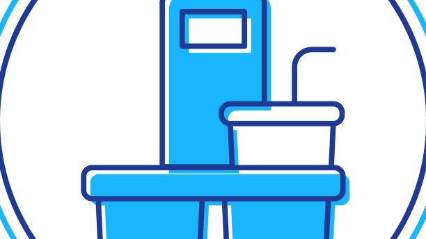 布满轮廓咖啡杯去图标孤立上图片下载