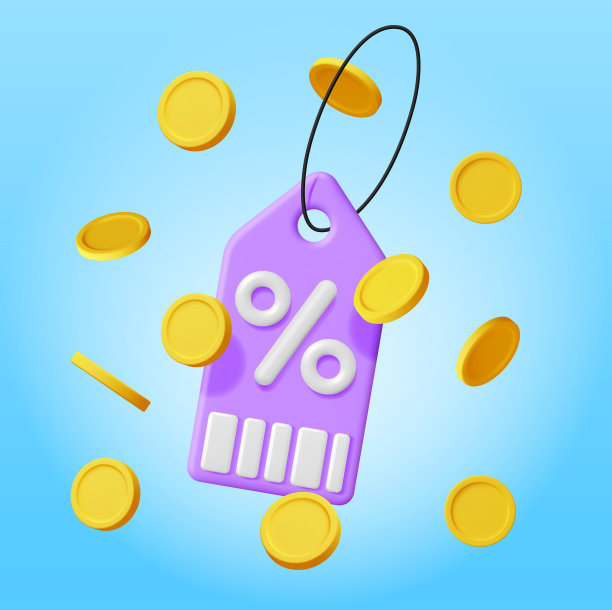 3D标签与金钱隔离图片下载