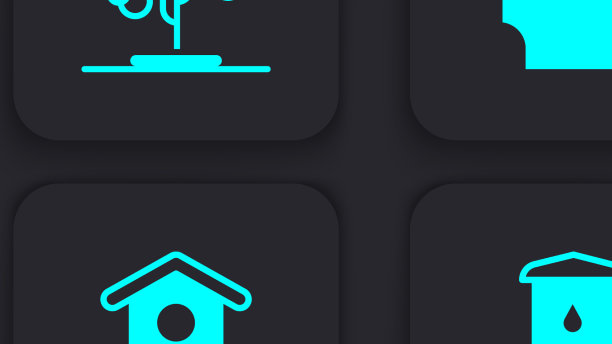 设置水塔芽稻草人和鸟屋图片下载