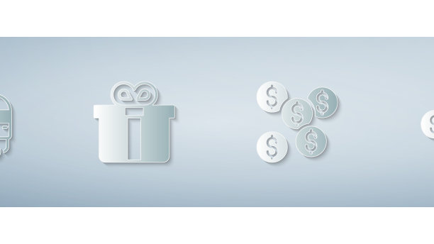 设置装甲车礼品盒美元符号和税图片下载