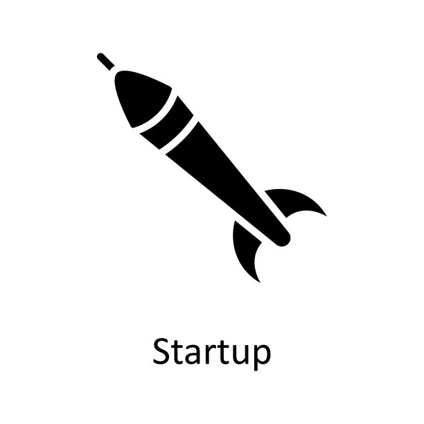 启动矢量固体图标设计插图。体育和奖项符号在白色背景EPS 10文件图片下载