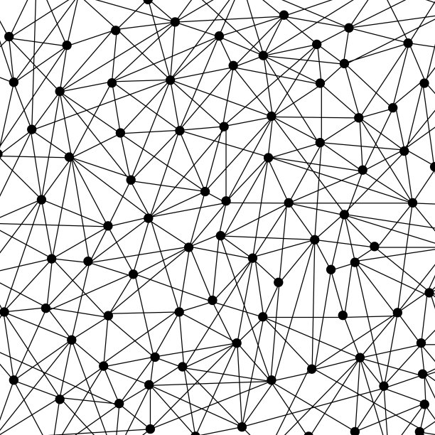 线和点图案背景。通信的概念。图片下载