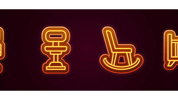 设有直线办公椅、扶手椅和婴儿床图片下载