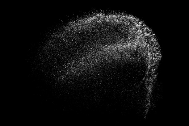 心疼白色颗粒状纹理。图片下载