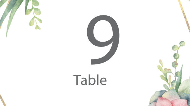 水彩手绘请柬图片下载