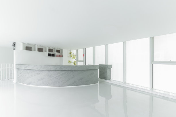 简单空旷的接待处图片下载