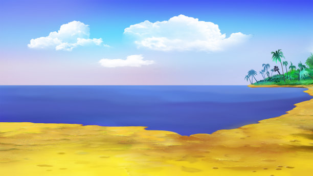 热带地区的沙滩图图片下载