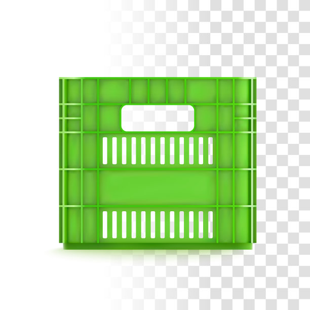 绿色塑料箱图片下载