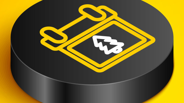 与树图标隔离的等距线日历图片下载