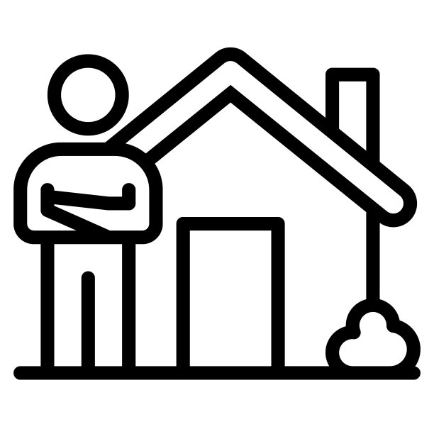 房地产线条图标矢量，房屋图片下载