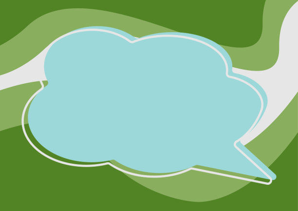 空白浑浊的语音气泡与复制空间的商业品牌和设计超过颜色的背景。空聊天显示网页横幅广告和促进。图片下载