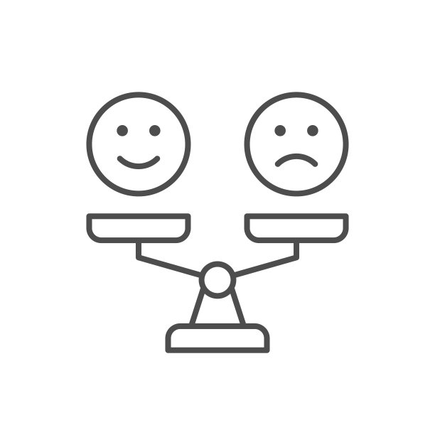 意见比较线轮廓图标图片下载