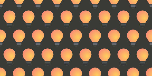 很多简单的极简发光灯泡图片下载