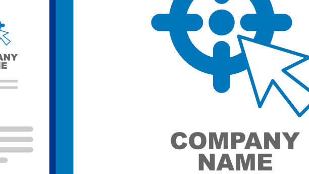 蓝色目标财务目标概念图标孤立图片下载