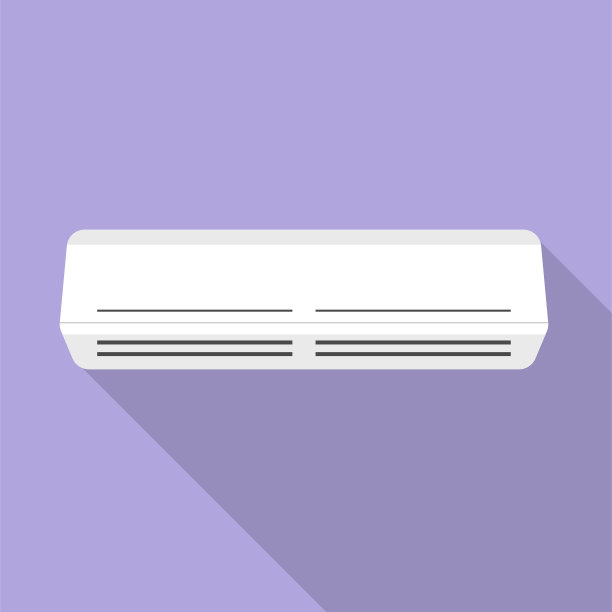 空调平面设计理念。矢量图图片下载