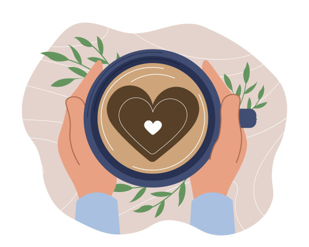 手拿咖啡杯图片下载