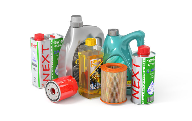 汽车零件隔离白色背景。三维演示图片下载