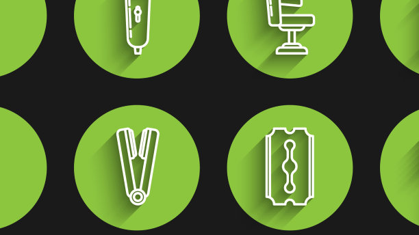 定线手镜胡子胡子膏乳液图片下载