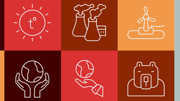 设线香烟北极熊头风力涡轮机图片下载