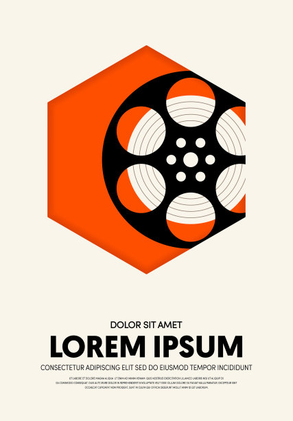 电影及电影海报设计模板背景图片下载