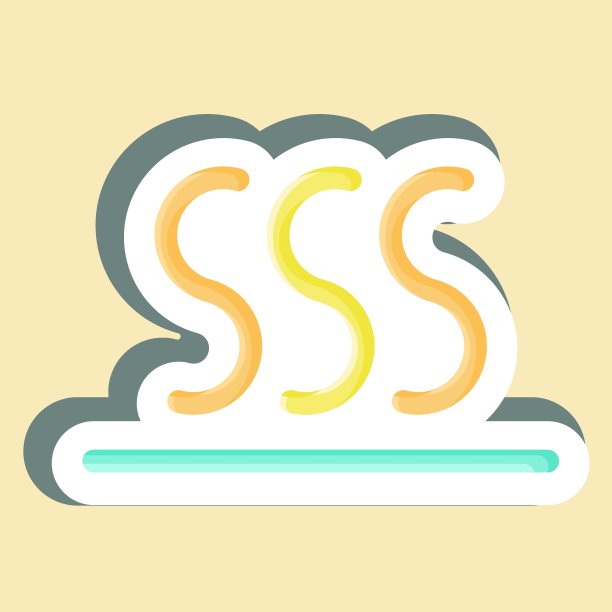 贴纸热的平衡。适合运动装的标志。简单的设计可编辑。设计模板向量。简单的说明图片下载