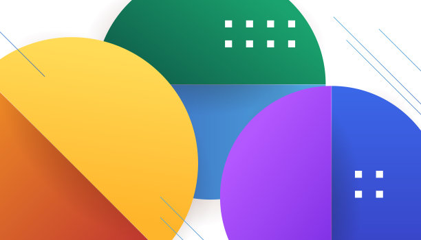 多彩的抽象展示背景图片下载