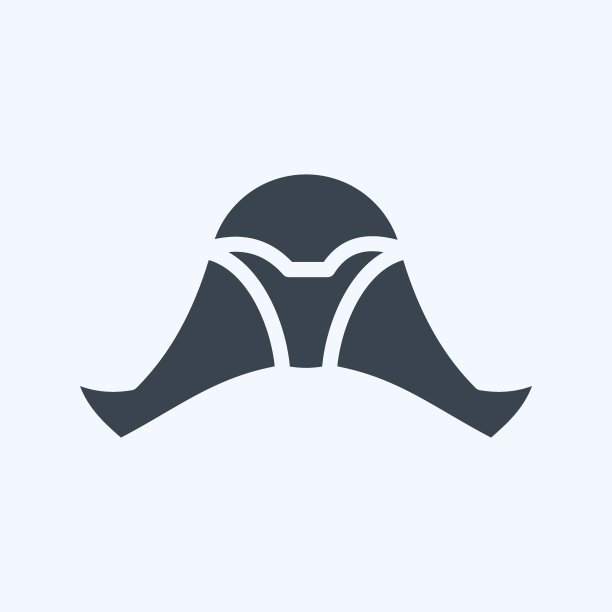 图标可拆卸罩。适合运动装的标志。字形风格。简单的设计可编辑。设计模板向量。简单的说明图片下载