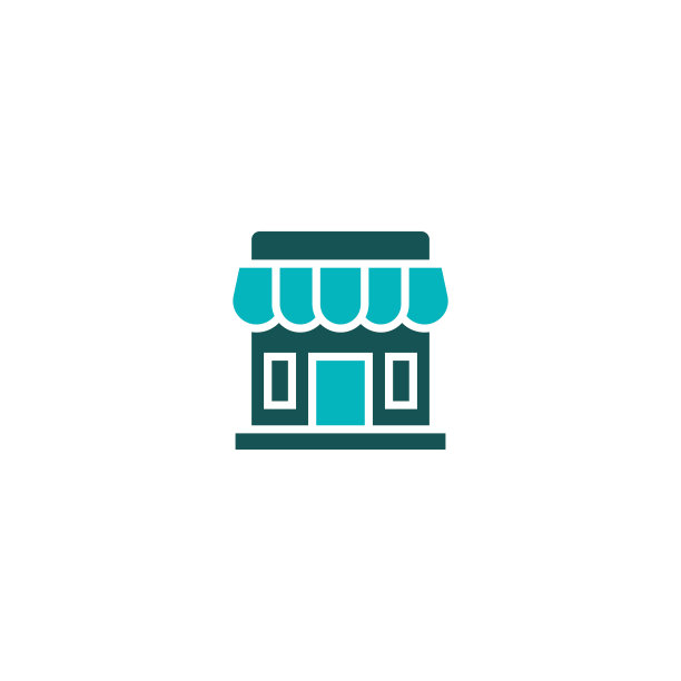 咖啡店线条图标线性风格标志为图片下载