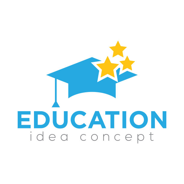 教育标志图标设计向量图片下载