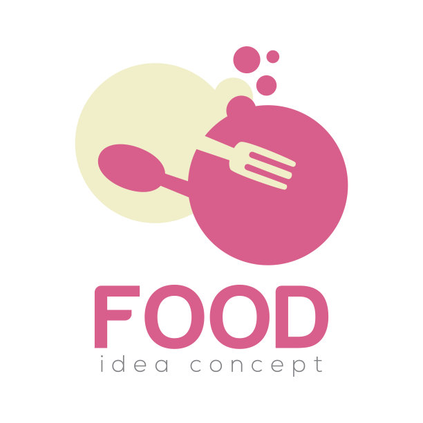 健康食品标志设计向量图片下载